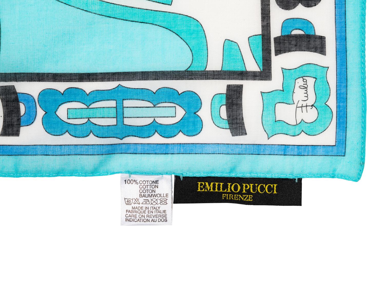 Five Emilio Pucci Items: One Dress with Belt, One Jumpsuit, One Handkerchief, and One Bag, 1960s