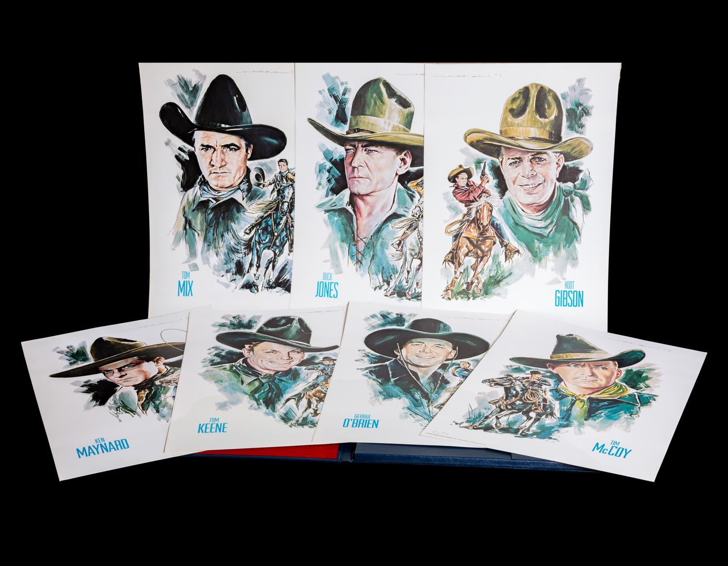 John Ford's Cowboy Kings of Western Fame: The Famous Western Stars Series, Portfolio 242/500