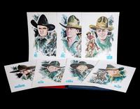 John Ford's Cowboy Kings of Western Fame: The Famous Western Stars Series, Portfolio 242/500