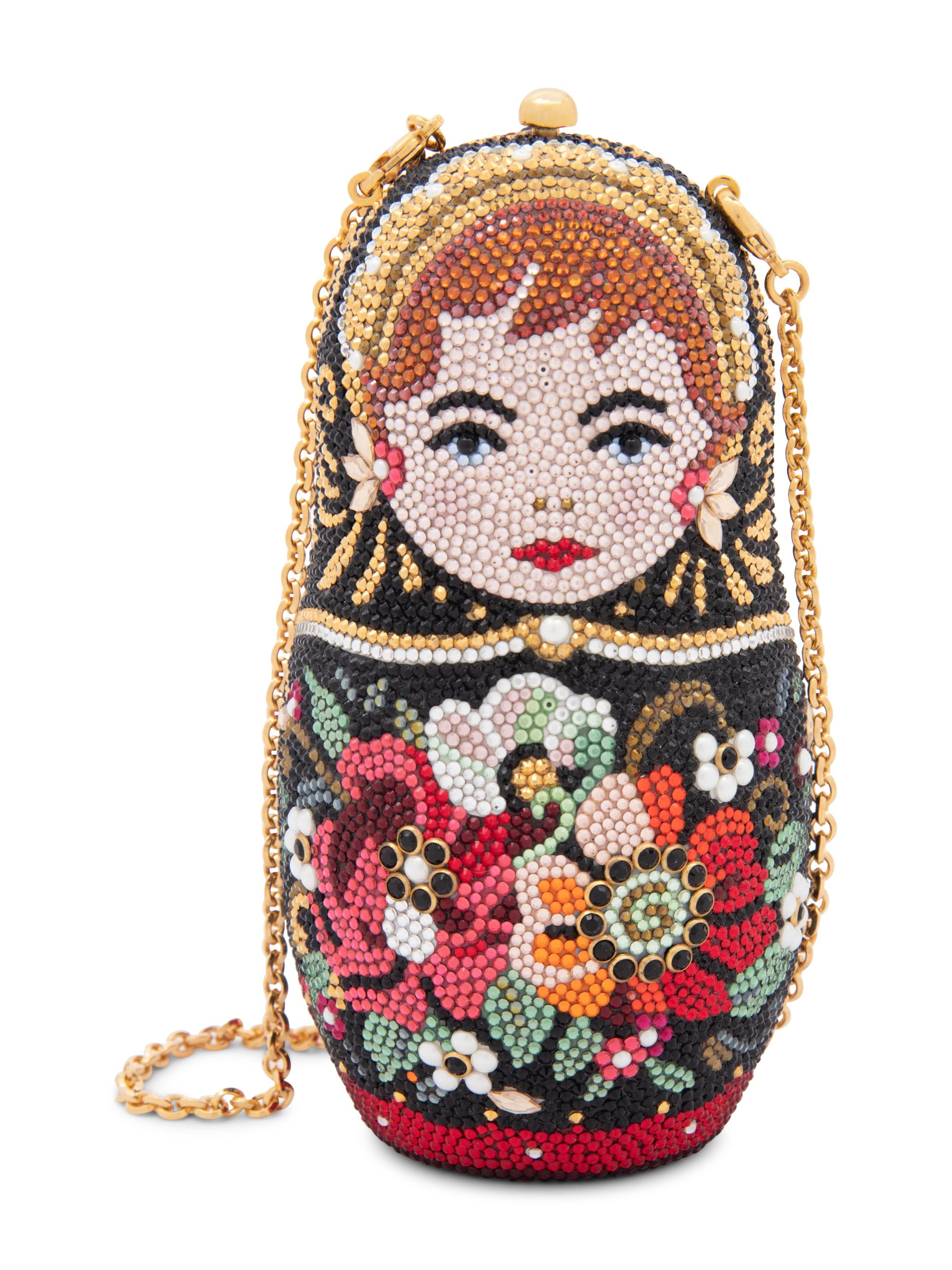 Judith Leiber Collector's Edition Nesting Doll Minaudière