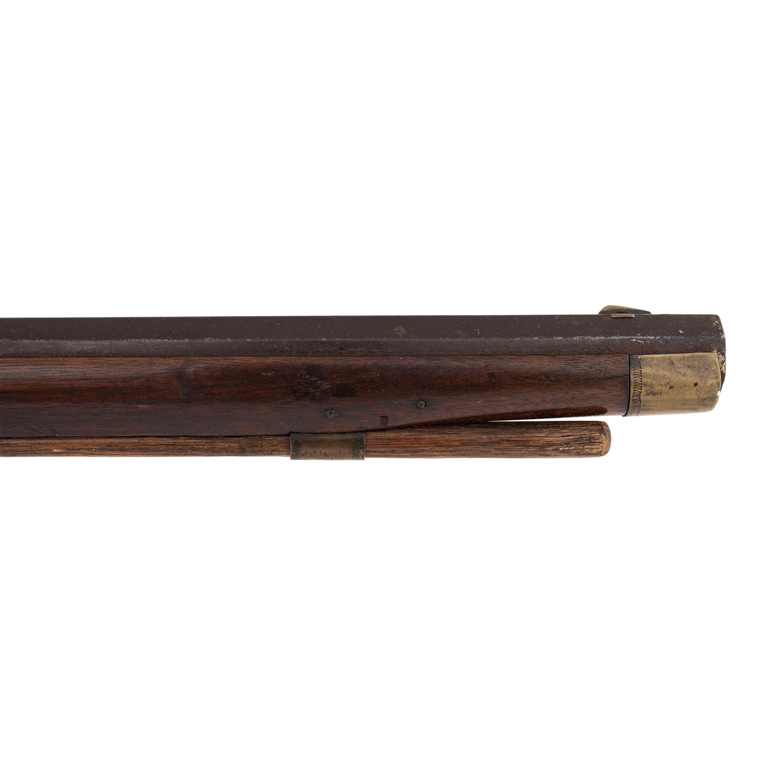 Large Bore Fullstock Percussion Plains Rifle by Leman