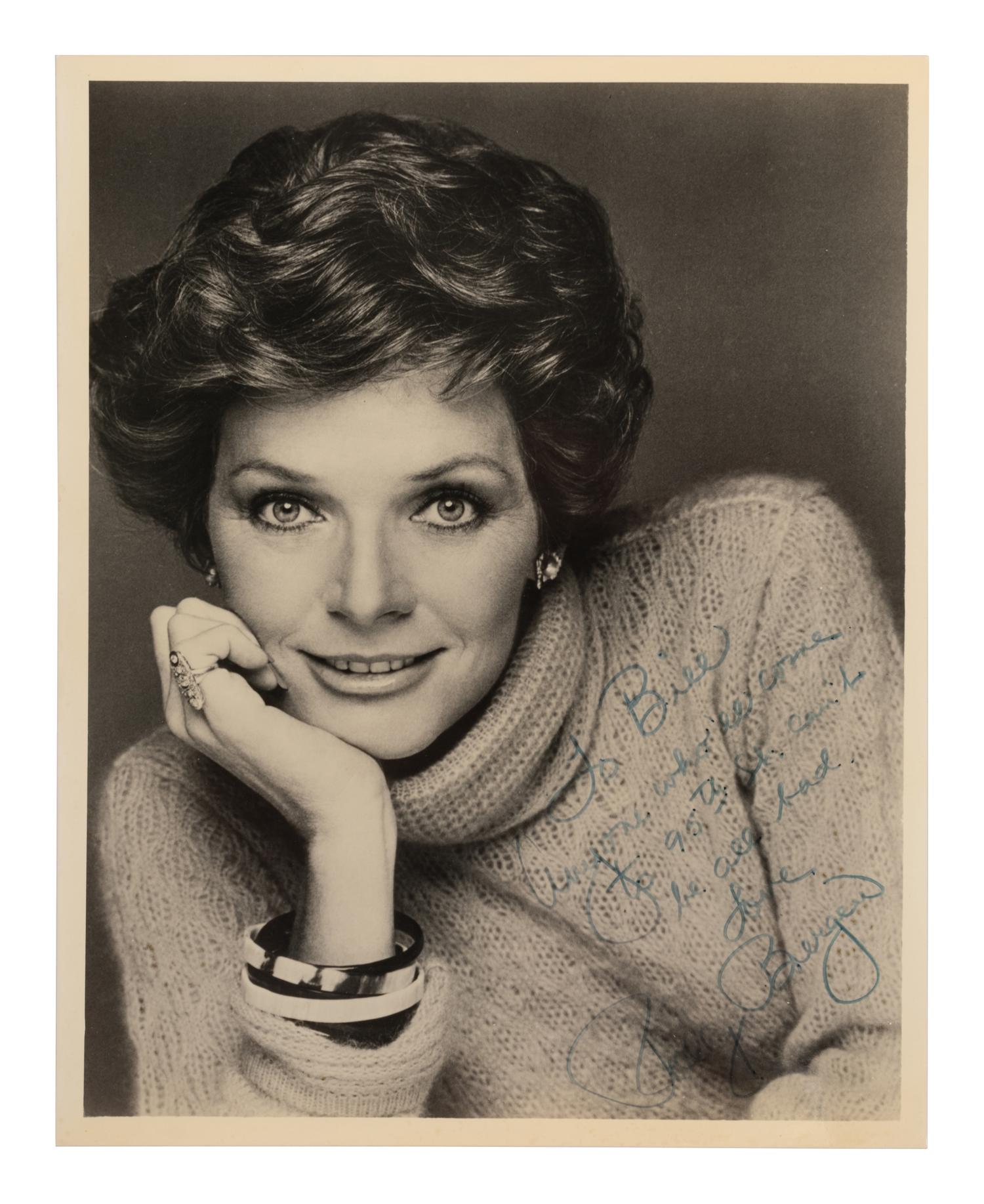 (Celebrity) A group of 16 autographed celebrity photos, comprising: