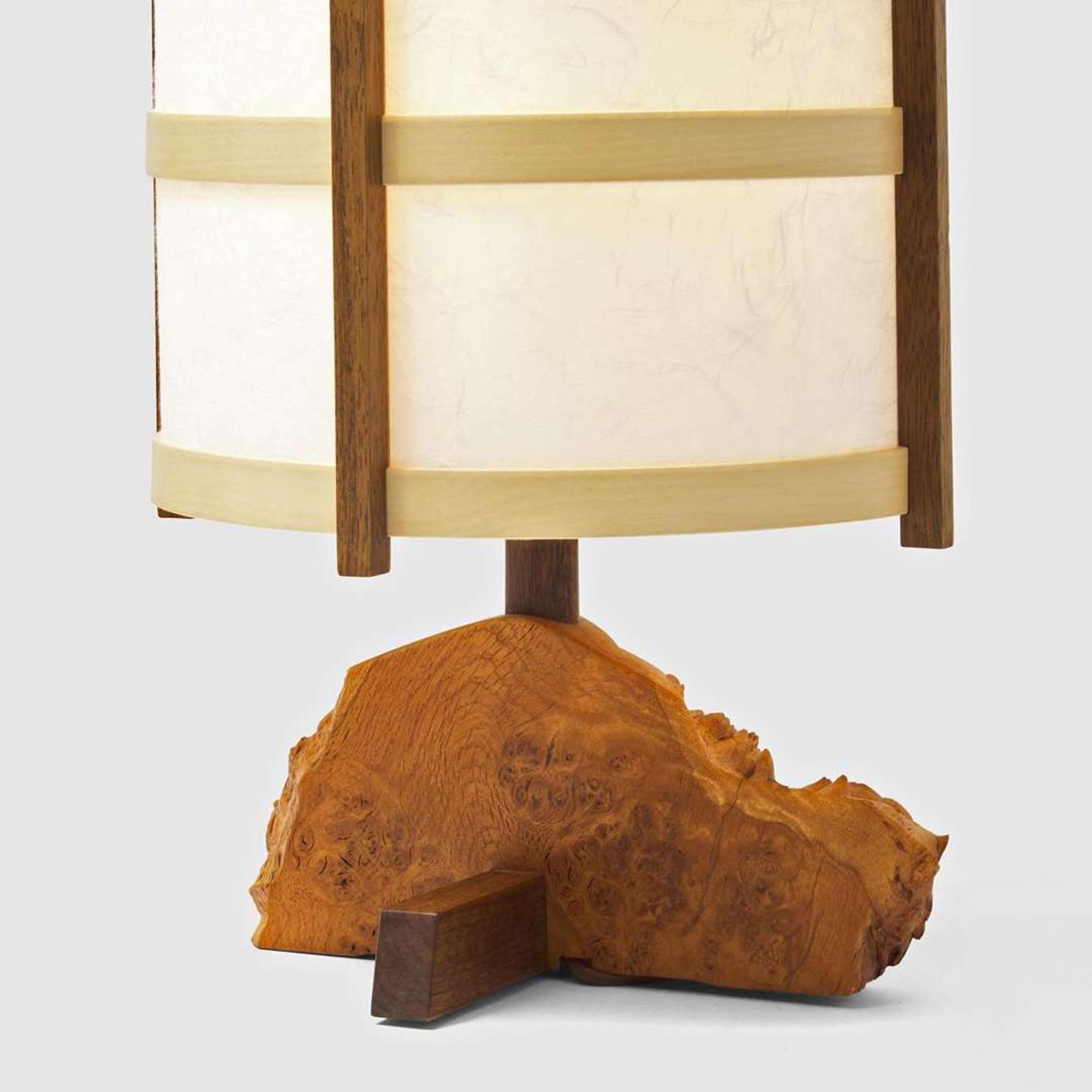 Mira Nakashima (American, b. 1942) Special Table Lamp, George Nakashima Woodworker, New Hope, Pennsylvania, 2007