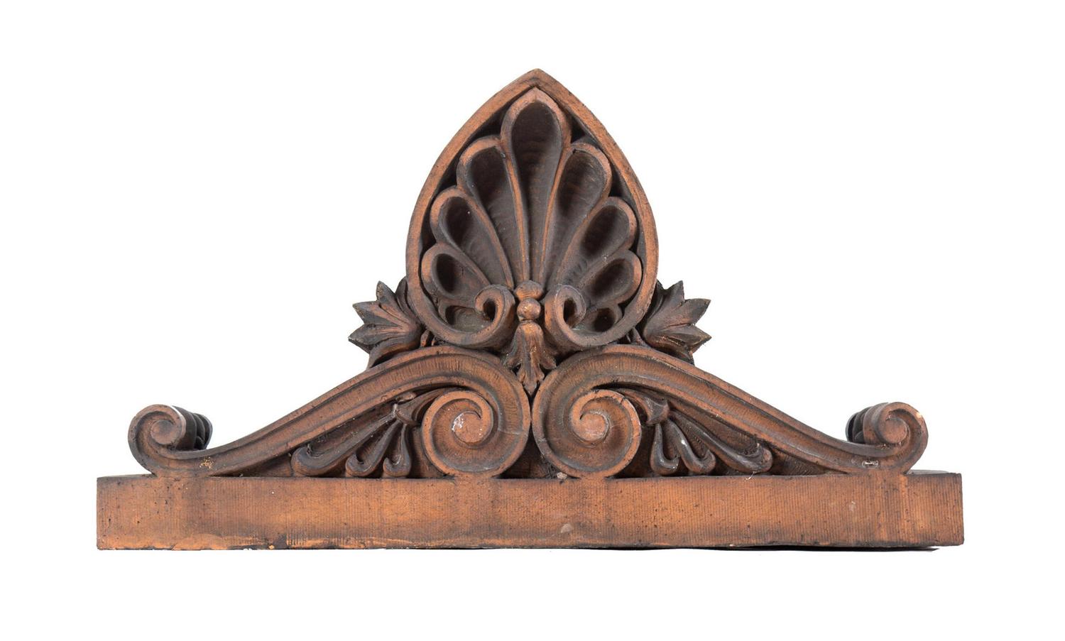A Terra Cotta Roofline Ornament from the Brand Brewery Administration Building in Chicago, Illinois
