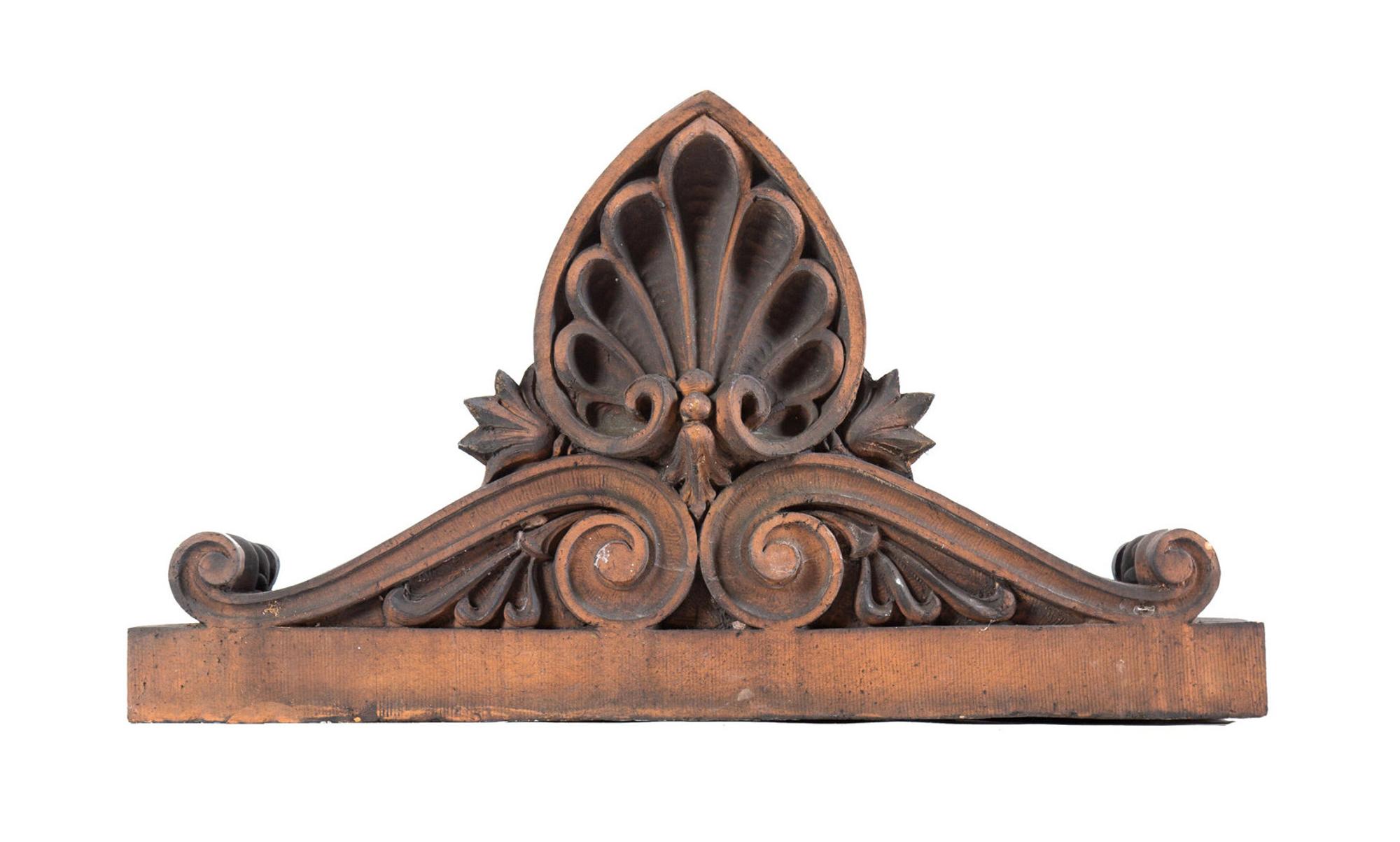 A Terra Cotta Roofline Ornament from the Brand Brewery Administration Building in Chicago, Illinois