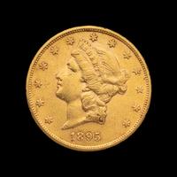 An 1895-S Liberty Head $20 Gold Coin
