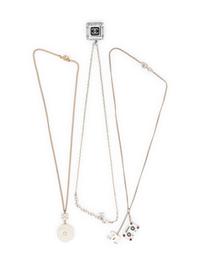 Three Chanel Small Pendant Necklaces, 2004-05