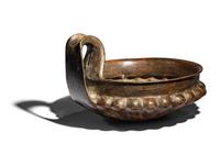 An Etruscan Impasto Fluted Bowl