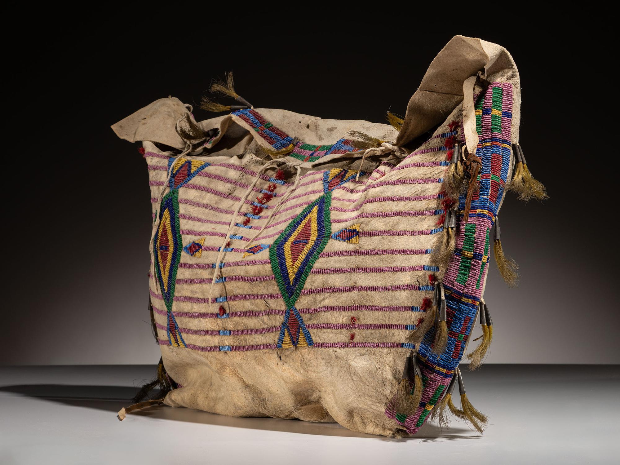 Yankton Sioux Beaded Hide Possible Bag
