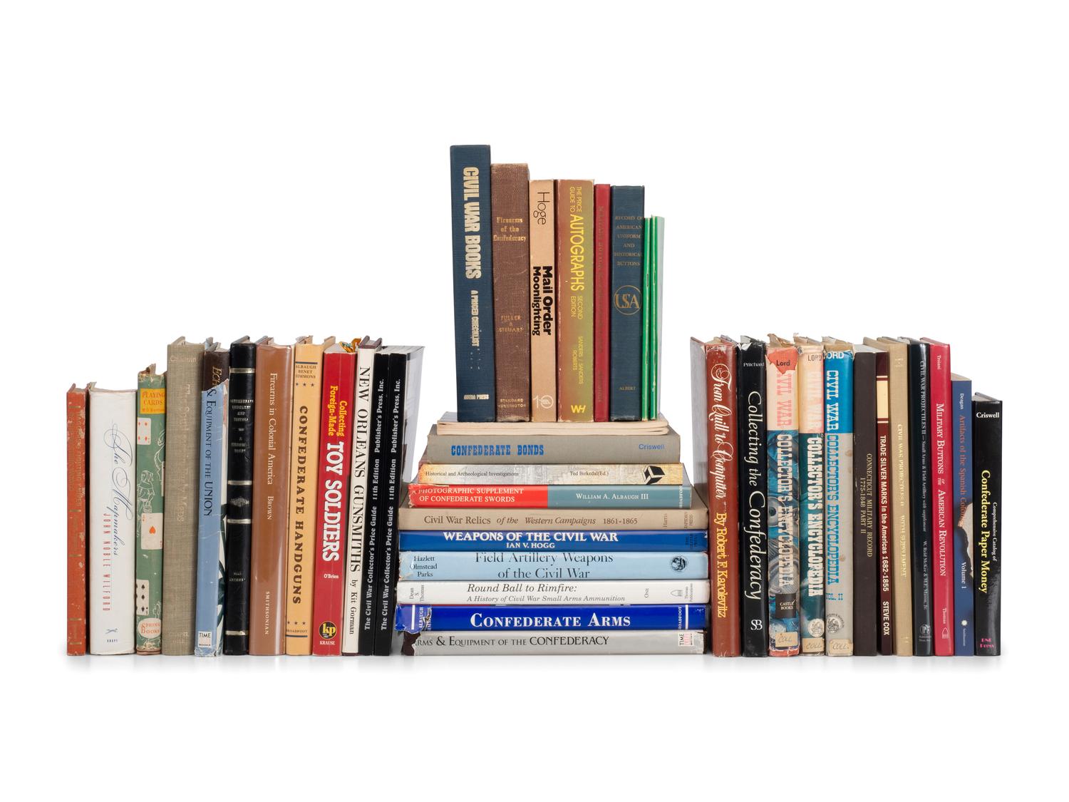 [MILITARIA & COLLECTIBLES]. Research library from the Estate of Carroll J. Delery III.