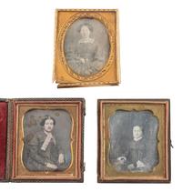 [EARLY PHOTOGRAPHY]. 31 daguerreotypes of young and middle-aged women, incl. portrait by BROADBENT.
