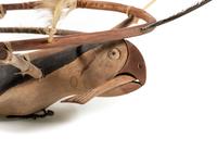 Nunivak Island Painted Wood Mask, Loon