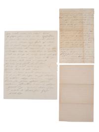 [CIVIL WAR]. Letters of Lewis Moore, Co. B, 1st Pennsylvania Cavalry.