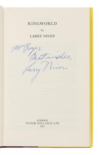 NIVEN, Larry (b.1938). Ringworld . London: Victor Gollancz Ltd., 1972.