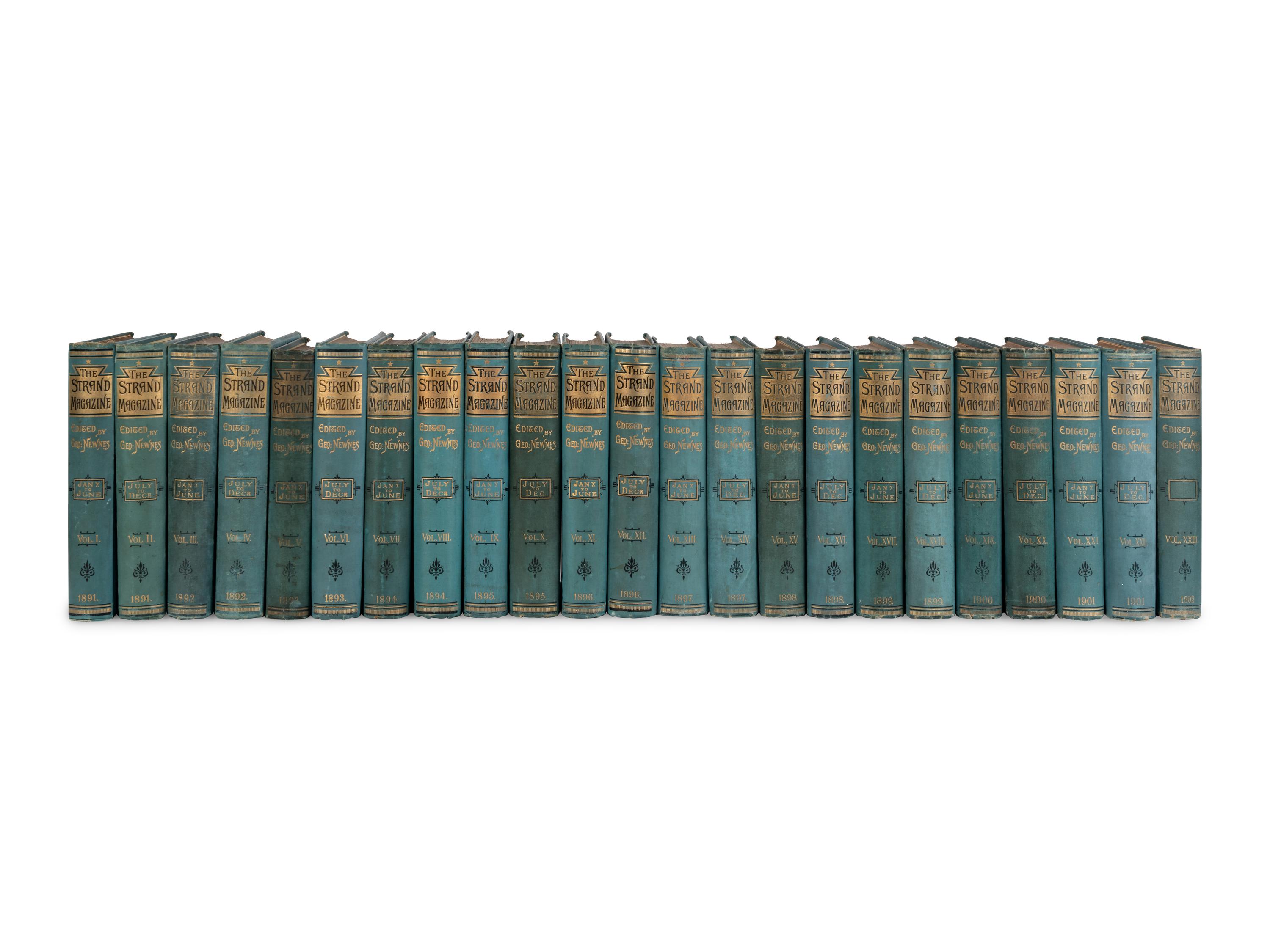 [DOYLE, Arthur Conan (1859-1930), contributor]. The Strand Magazine. Volumes 1-23. London: George Newnes, 1891-1902.