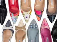 Twelve Pairs of Monolo Blahnik Shoes