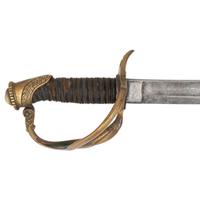 Imported 1840 Type Heavy Cavalry Officers Saber Presented to Lt. James Bradley - 131st NY Volunteers