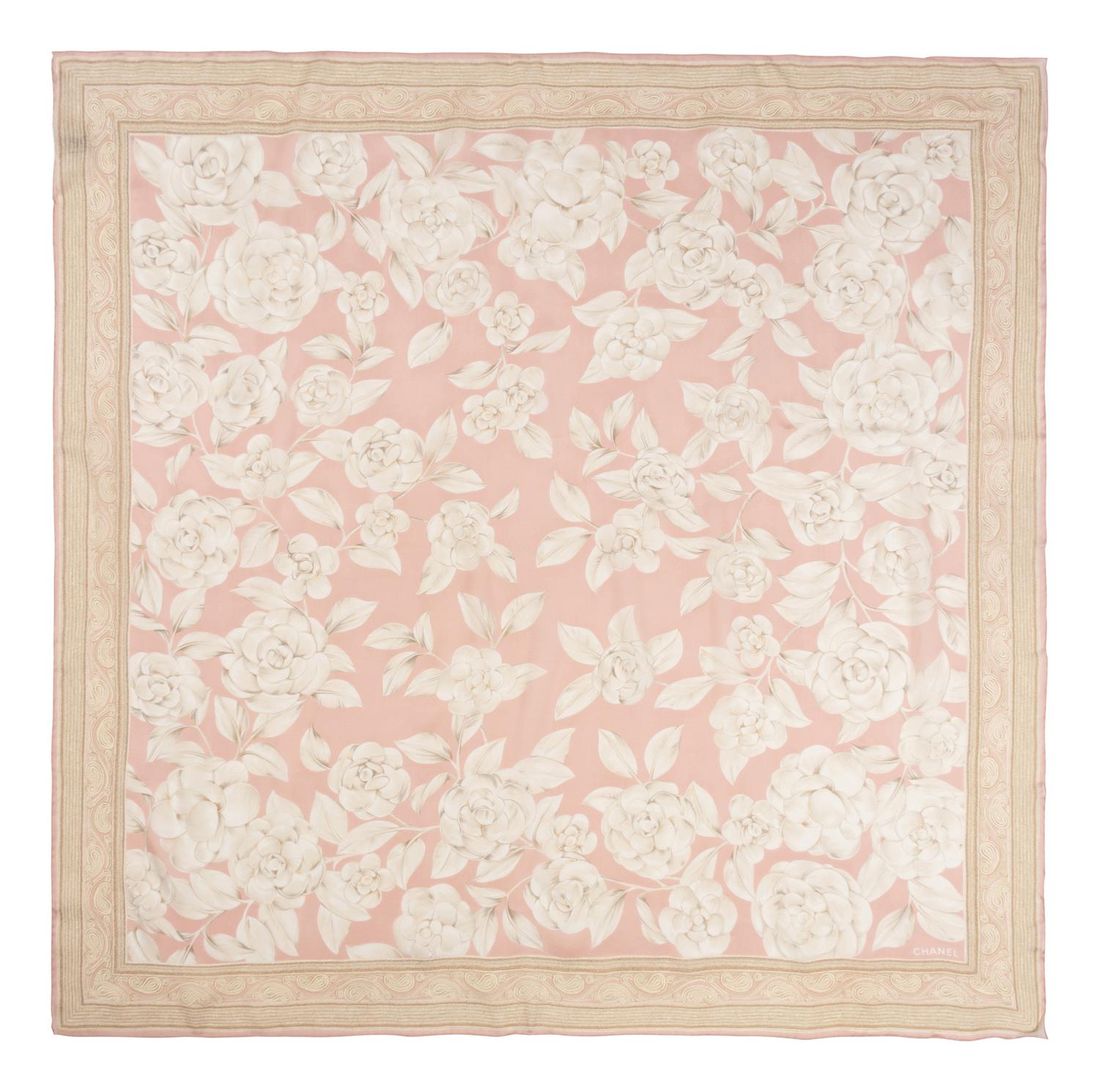 Three Chanel Silk Scarves