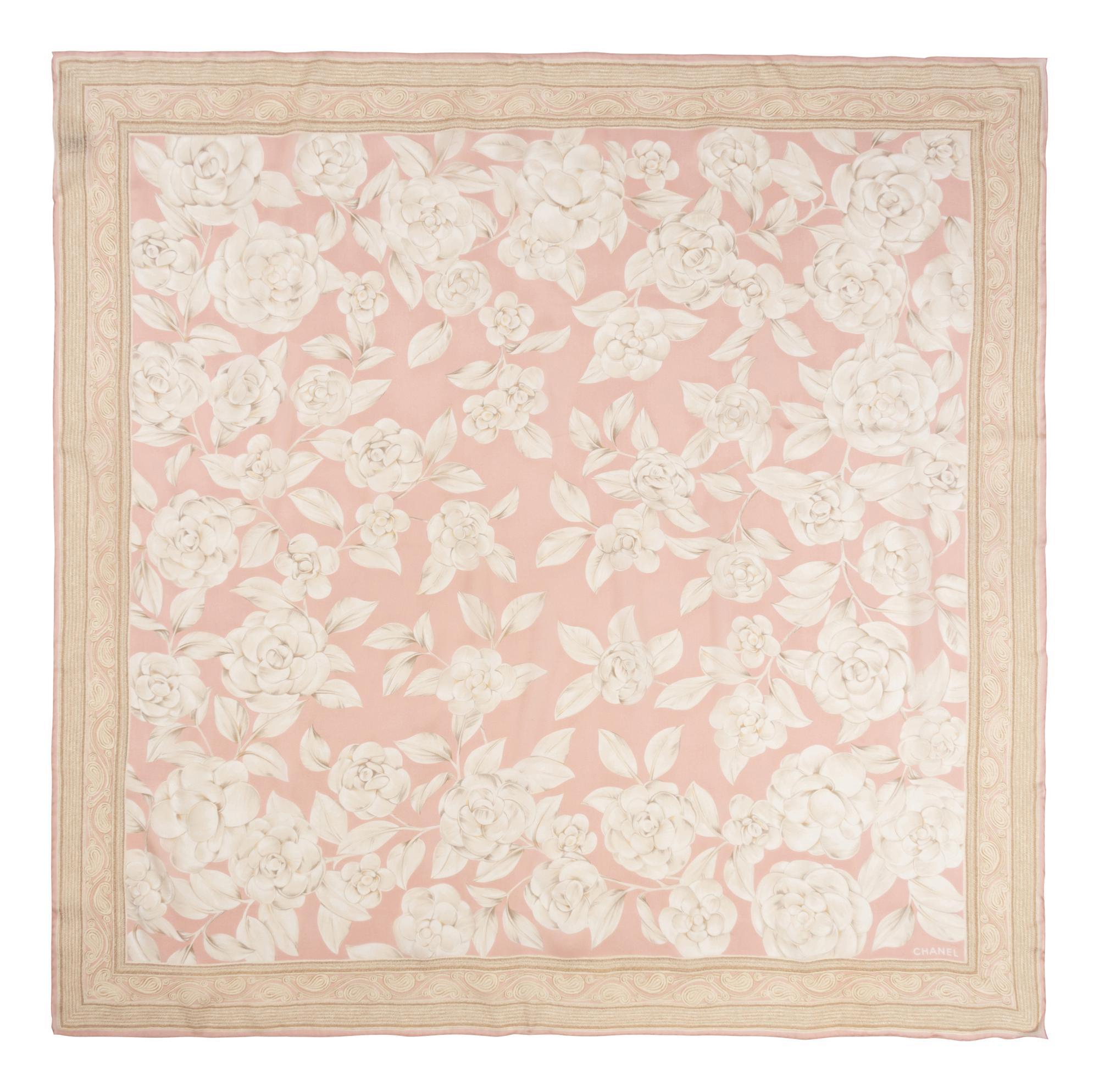 Three Chanel Silk Scarves
