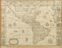 BLAEU, Willem (1571-1638) -- BLAEU, Jan (1596-1673). Americae nova Tabula . [Amsterdam, ca 1635 or later].