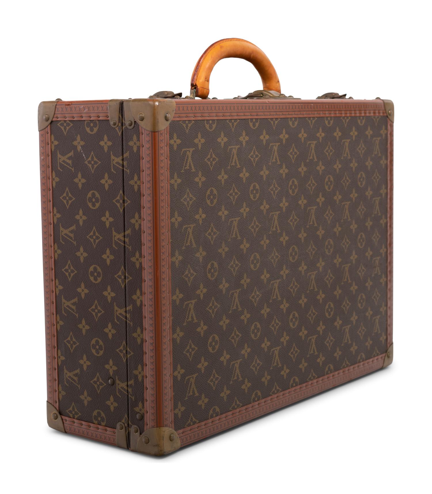 Louis Vuitton Alzer 50 Hard Side Suitcase in Monogram Canvas, Mid 20th Century