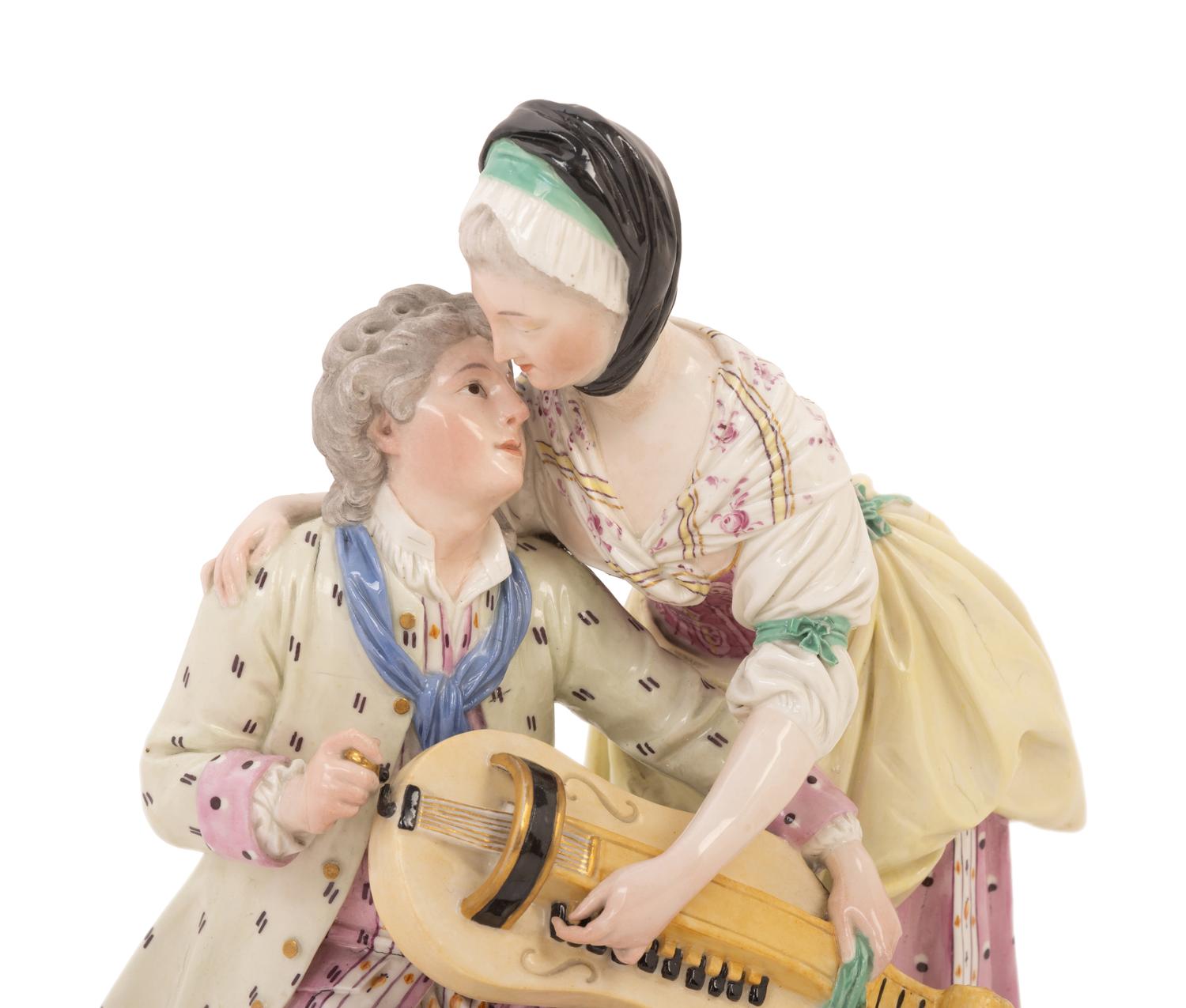 A Johann P. Melchior Designed Höchst Porcelain Figural Group