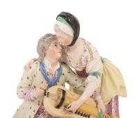 A Johann P. Melchior Designed Höchst Porcelain Figural Group