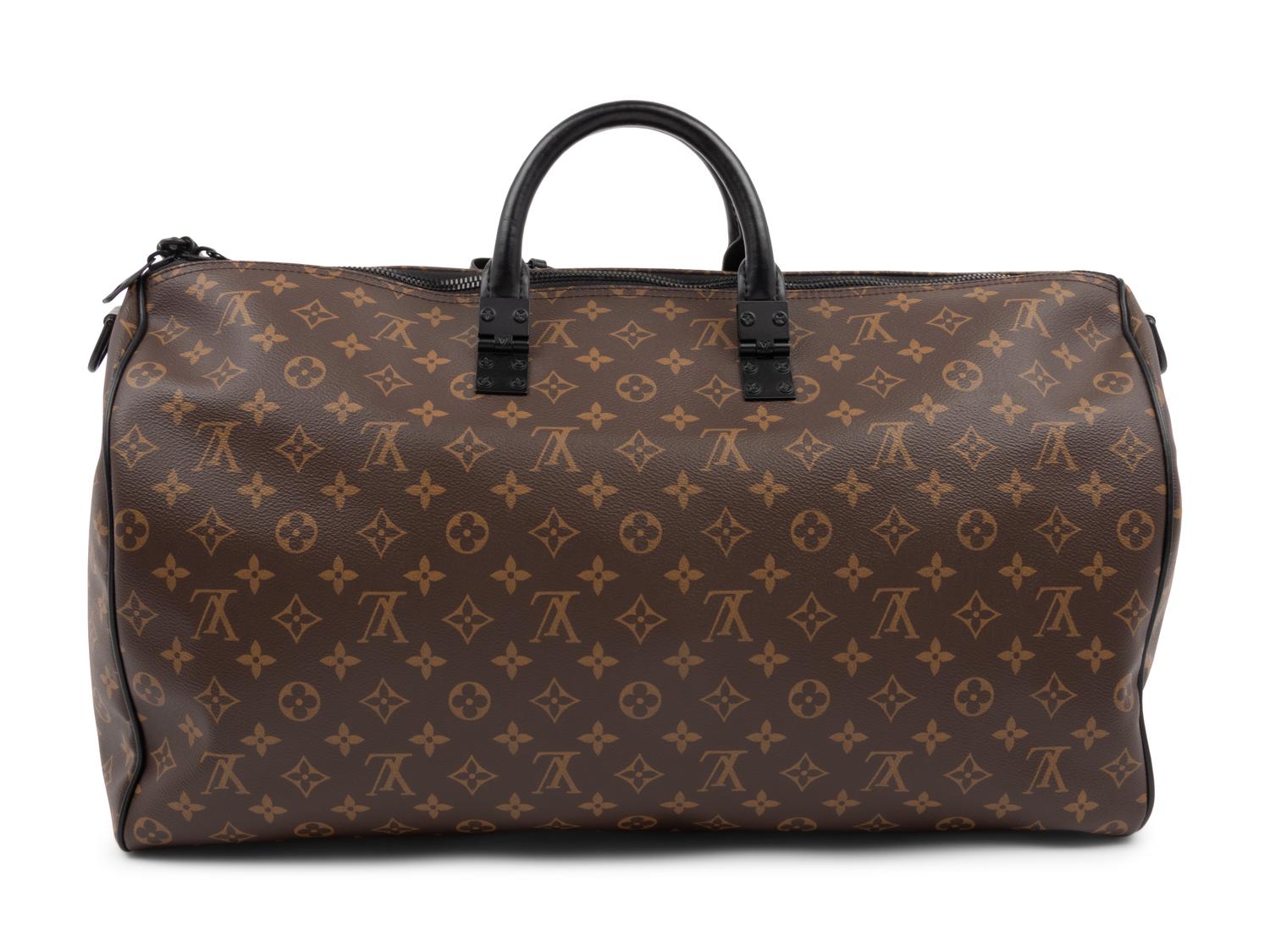Louis Vuitton Keepall Bandoulière 50 in Monogram Coated Canvas, Solar Ray, Virgil Abloh, Spring Summer 2019