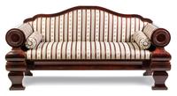 A Danish Mahogany Sofa Height 38 1/2 x width 79 x depth 26 inches. — MID-19TH CENTURY