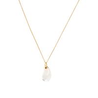 Tiffany & Co., Elsa Peretti, 'Teardrop', Rock Crystal Quartz and Yellow Gold Necklace