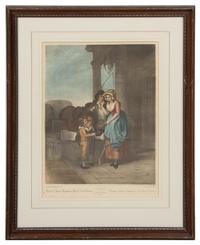 A Set of Thirteen English Mezzotint Engravings Height of tallest overall 23 inches.