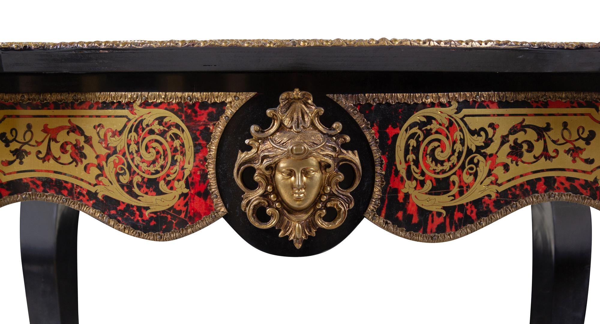 A Napoleon III Style Boulle Marquetry Table