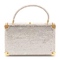 Judith Leiber Rhinestone Suitcase Handbag