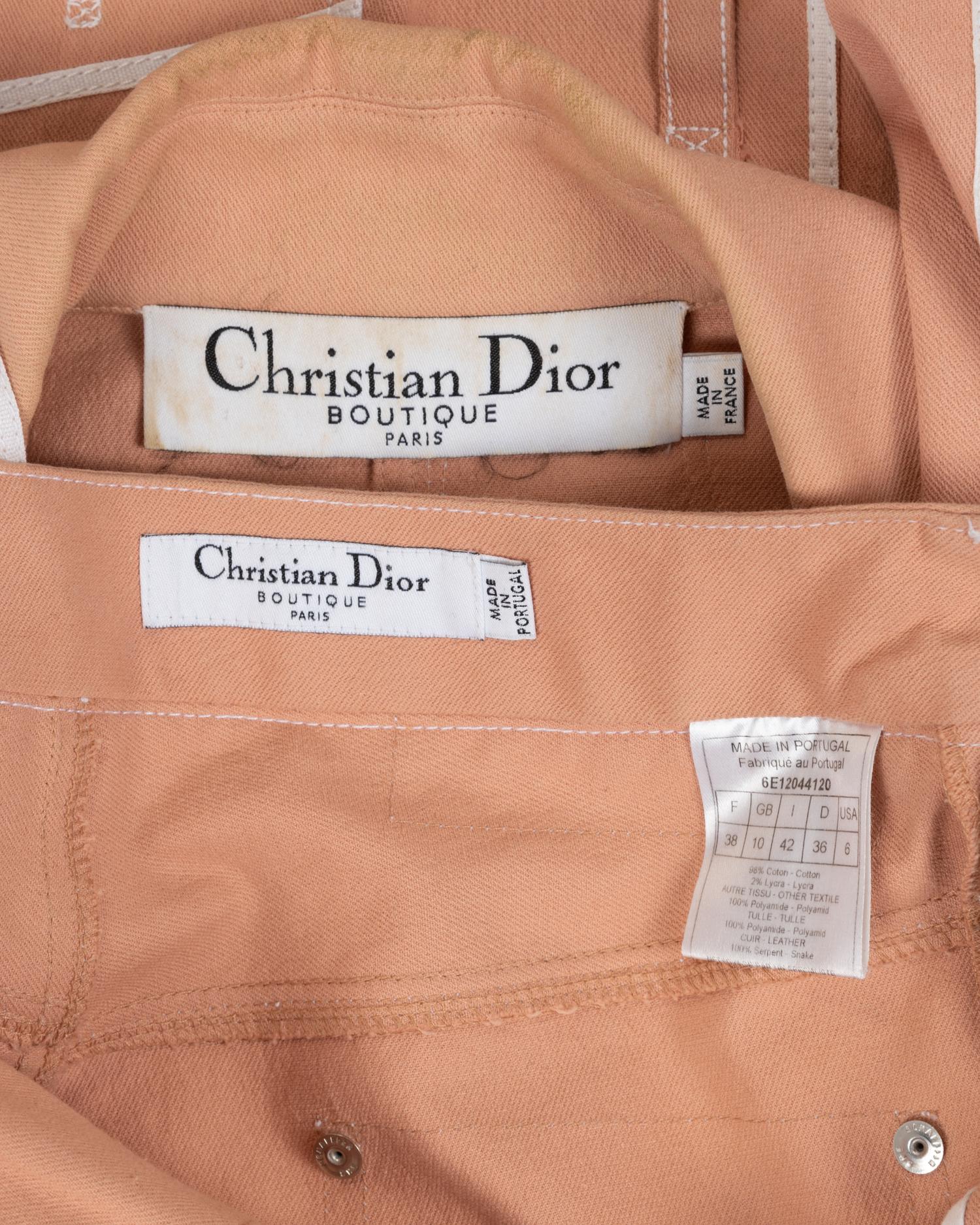 Two Christian Dior Two-Piece Ensembles, 1990-2000s
