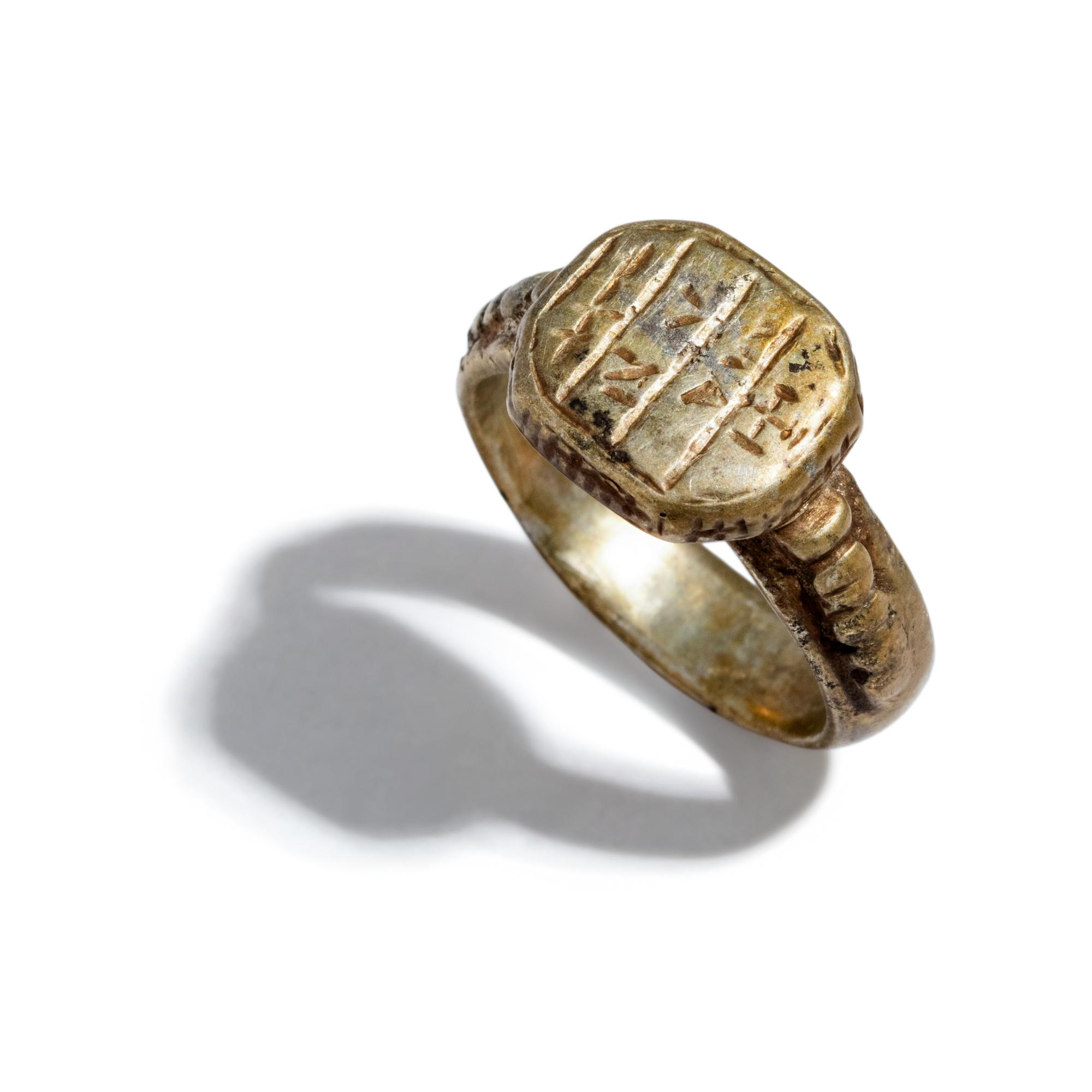 A Byzantine Silver Ring