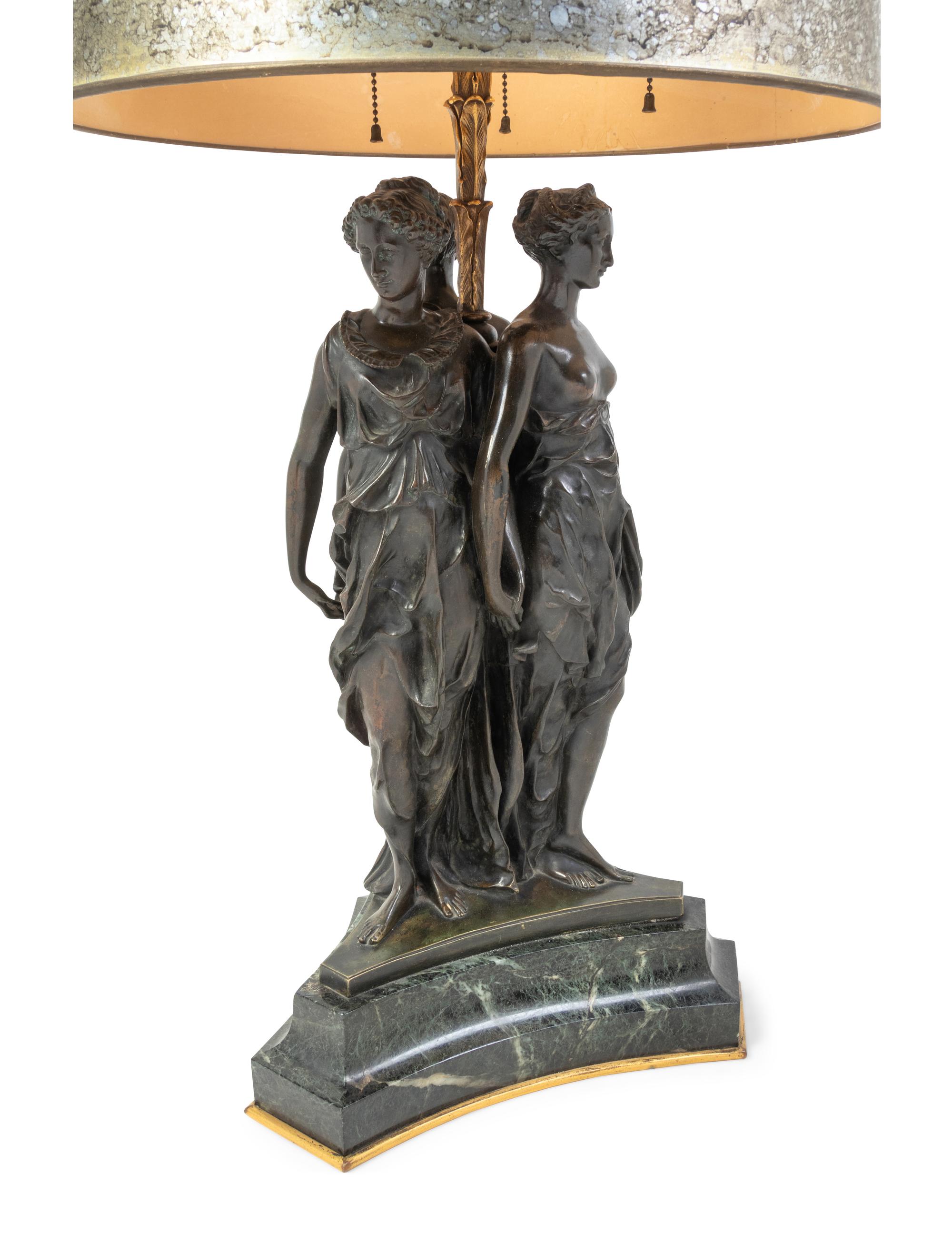 A Continental Bronze "Three Graces" Group