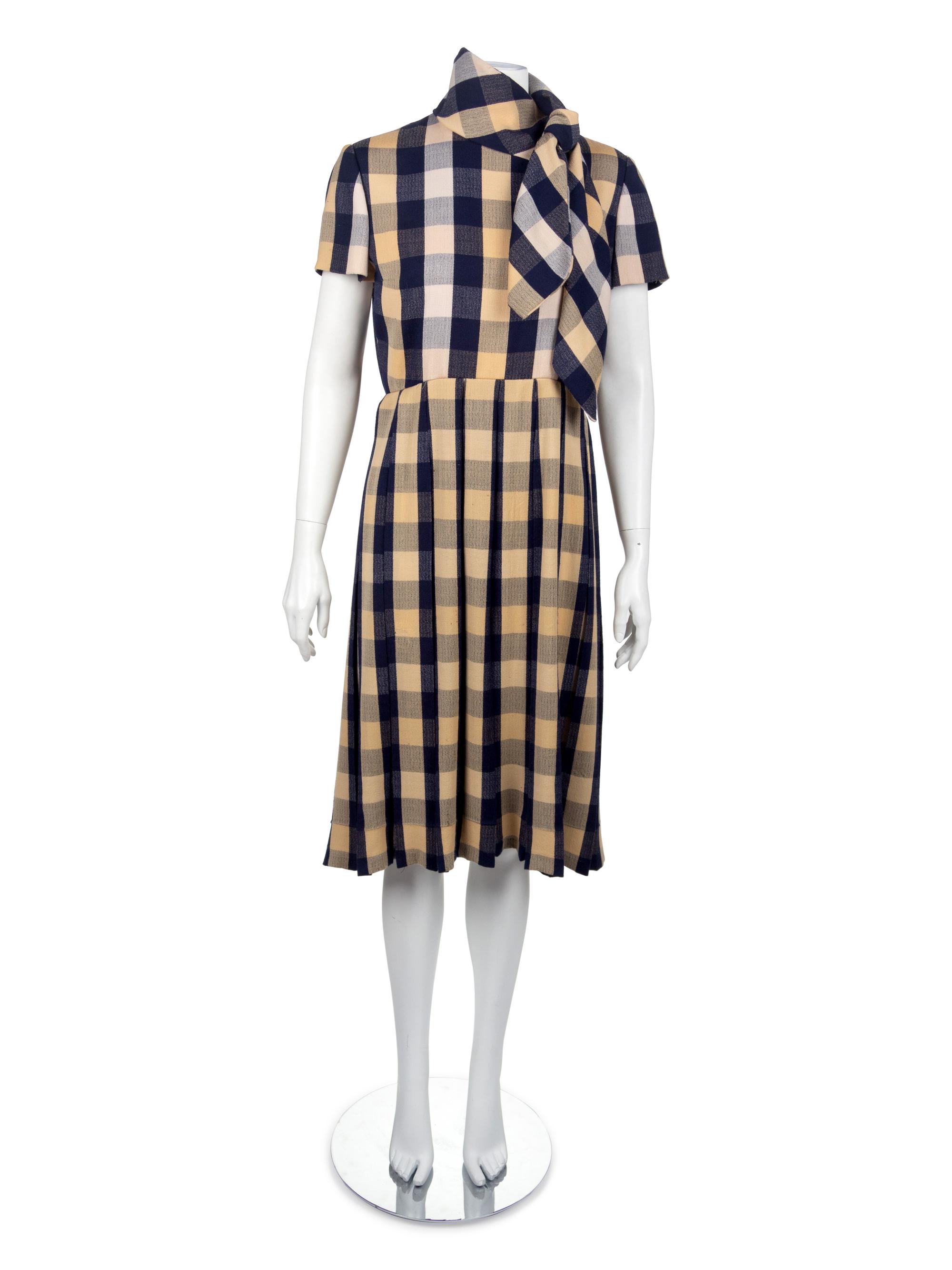 One Bill Blass Dress and Jacket, One Galanos Skirt Suit, and One Koos Ven den Akker Skirt Suit, 1970s-1980s — Sold to benefit the Art Acquisition Fund at the Indianapolis Museum of Art at Newfield.