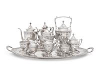 An American Silver Ten-Piece Tea and Coffee Service