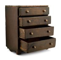 An American Oak Diminutive Chest of Drawers