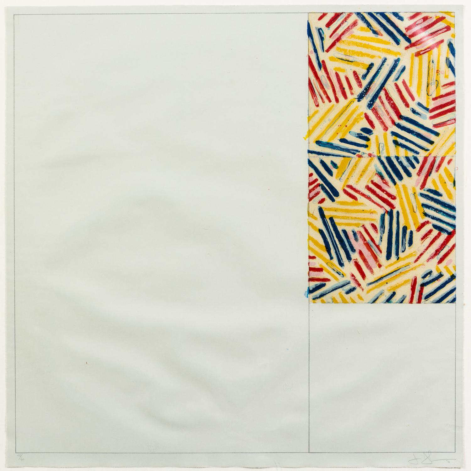 Jasper Johns, (American, b. 1930), #5 (After "Untitled"), 1976