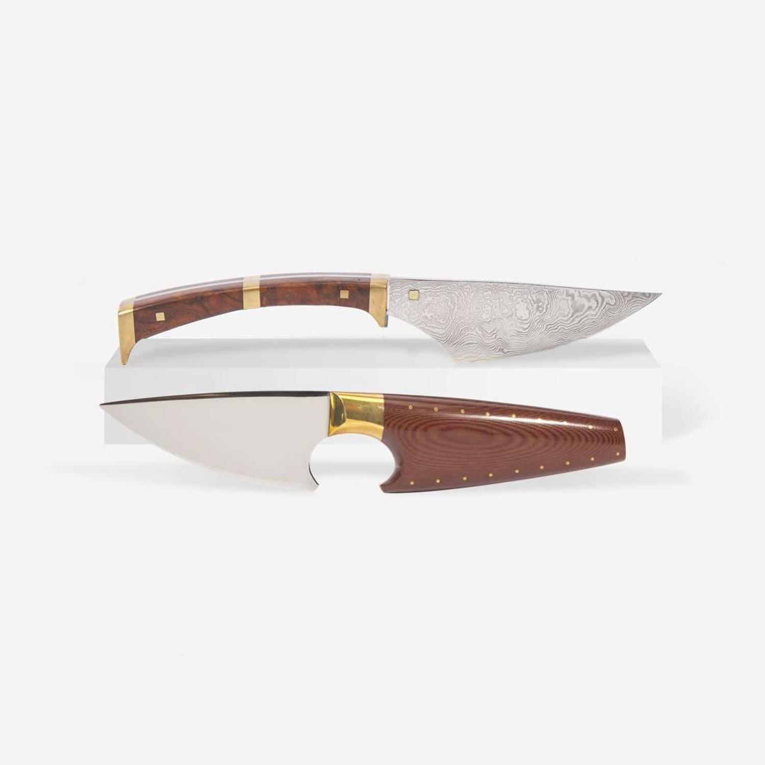 Michael Croft (American, b. 1942) Two Knives, USA, circa 1980s