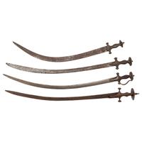 Lot of 4 Indo-Persian Talwar Swords