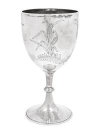 A Large Victorian Silver Chalice of Australian Interest