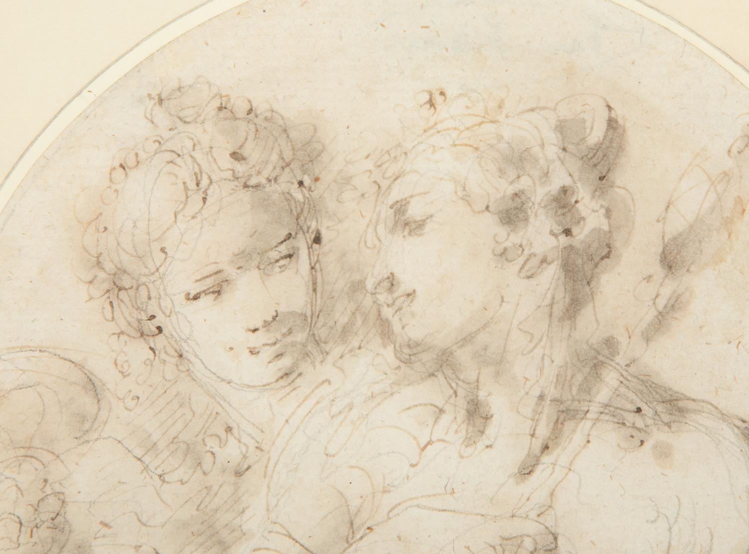 Study of Two Lovers with a Mandolin