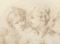 Study of Two Lovers with a Mandolin
