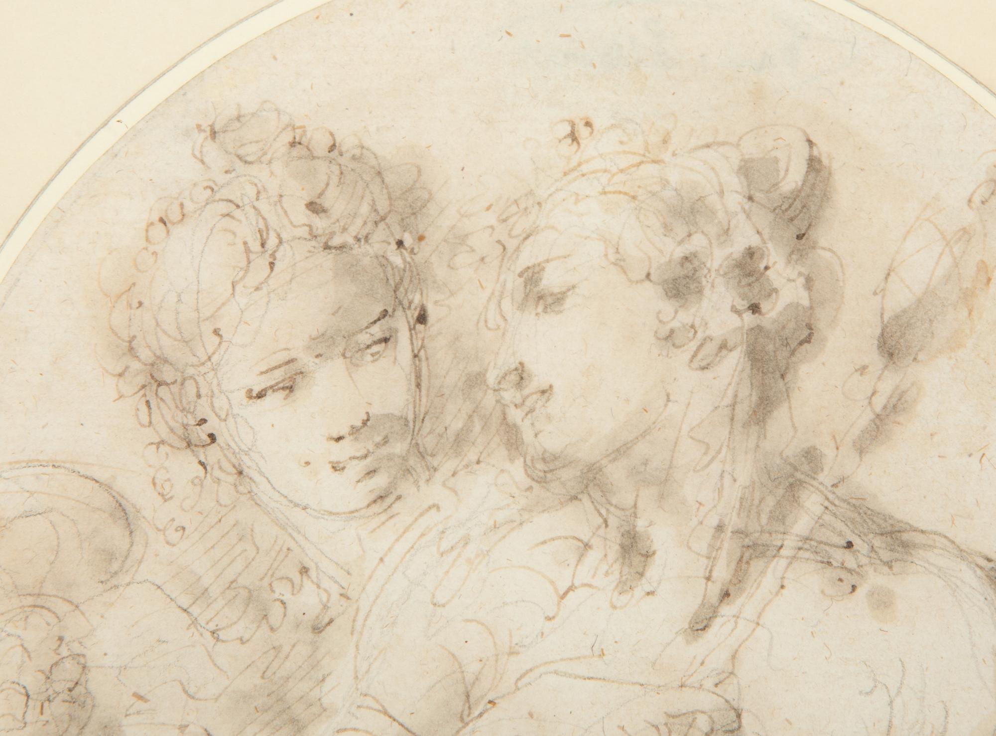 Study of Two Lovers with a Mandolin