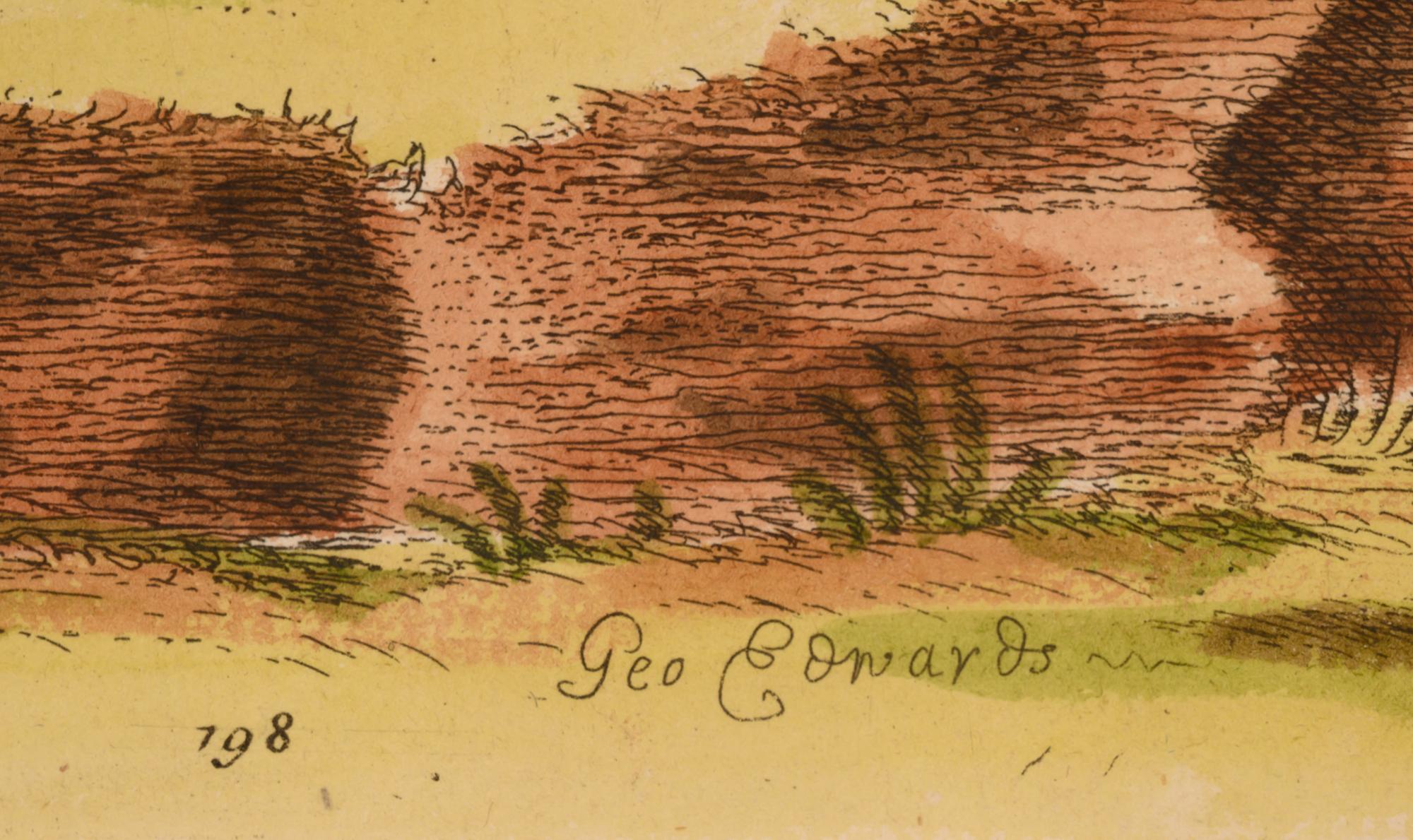 Seven English Hand-Colored Engravings After George Edwards (English, 1694-1773)