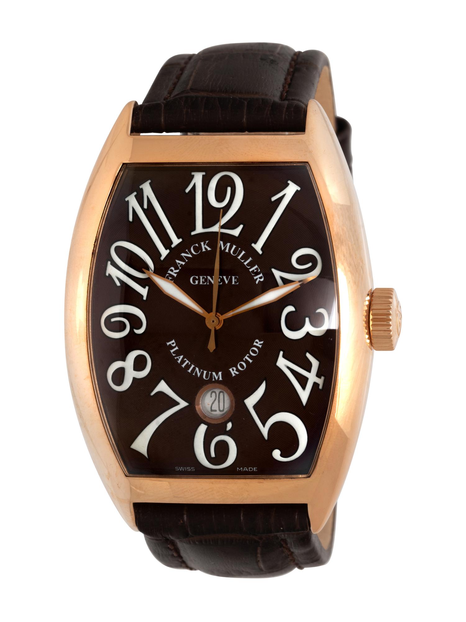 FRANCK MULLER, REF. 8880 SC DT 18K ROSE GOLD 'MASTER OF COMPLICATIONS' DATE WATCH, BOX & PAPERS