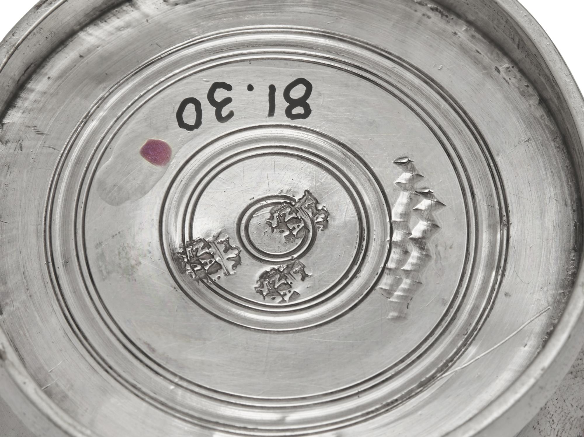 An Italian Silver Standish or Inkstand
