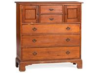 A Country Pine Bonnet Chest